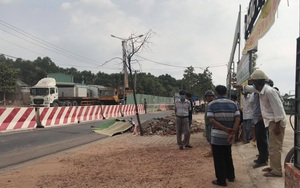 Người đàn ông bị xe tải cán chết thương tâm trên đoạn đường đang thi công