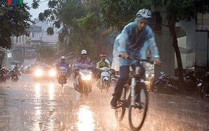 Tin gió mùa Đông Bắc: Hà Nội mưa rào và có nơi có giông
