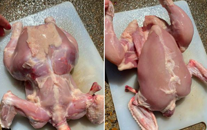 Khoe con gà được rửa sạch đến trụi bộ da nhưng bộ công thức trọn 4 bước làm gà được cô gái chia sẻ mới là thứ sẽ khiến bao bà mẹ chồng phải "khóc thét"