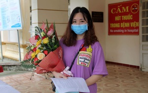 Cô gái nhiễm Covid-19 đầu tiên tại Hà Tĩnh xuất viện, hứa sẽ trở lại xin được làm tình nguyện viên