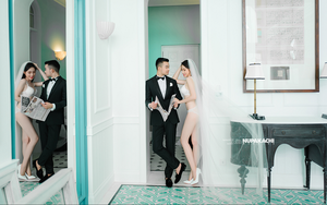 Bộ ảnh cực hot đầu hè: Cô dâu có body "cực phẩm", chú rể phi công chi hẳn gần 300 triệu cho khoảnh khắc để đời