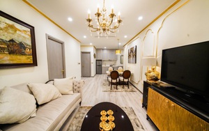 Cận cảnh căn hộ ở Hà Nội được dát vàng, giá "siêu đắt" 150 triệu đồng/m2