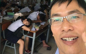 Đi kiểm tra thấy học sinh lăn ra ngủ gật, thầy hiệu phó có cách xử lý cực lầy khiến dân mạng phục sát đất