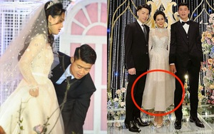 Chỉ 1 bức ảnh chụp cùng Đức Phúc mà cô dâu Quỳnh Anh để lộ điểm đặc biệt ở chiếc "váy cưới cổ tích"