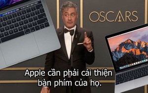 Bàn phím MacBook quá tệ, Apple bị sao Oscar chỉ trích ngay tại sự kiện