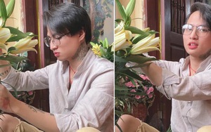 Kể xấu ông anh thích cắt cây nấu nướng cắm hoa, cô em gái lại khiến dân tình ghen tị: Ôi anh trai bảnh thế!