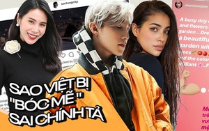 Những lần sao Việt mắc lỗi chính tả cơ bản: Phạm Hương, Sơn Tùng bị "cô giáo mạng" réo gọi, Thuỷ Tiên không phải ngoại lệ