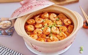 15 phút làm đậu phụ rim tôm ngon ngọt bất ngờ!