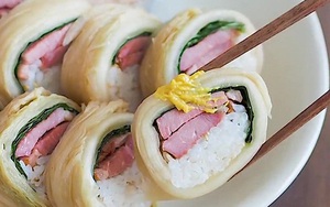 Không cần rong biển cũng có thể làm kimbap bằng cách này, đơn giản mà ngon bất ngờ