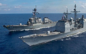 Trung Quốc khuấy động biển Đông, tàu chiến Mỹ tuần tra gần Trường Sa