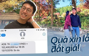 Anh bạn trai ngoại quốc xin lỗi người yêu bằng một tin nhắn trị giá 152 triệu và câu chuyện cực bất ngờ phía sau