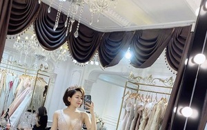 Hotgirl Trâm Anh bất ngờ đăng ảnh thử váy cưới, công bố sẽ kết hôn?