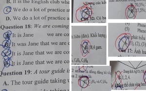 Học trò 'thiếu nghị lực' nhất năm: Khoanh tới khoanh lui trắc nghiệm vẫn sai trật lất!