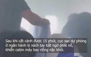 Trung Quốc: Nổ pin dự phòng, máy bay phải hạ cánh khẩn cấp