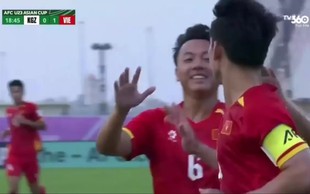 HIGHLIGHTS U23 Việt Nam 2-1 U23 Kyrgyzstan: Vé tứ kết trong tầm tay
