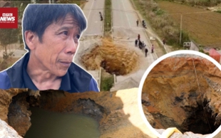 Hố 'tử thần' ở Bắc Kạn nuốt chửng người đi xe máy: Cha đau đớn chờ đợi phép màu