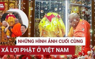 Thiêng liêng những hình ảnh cuối cùng của xá lợi Đức Phật tại Việt Nam