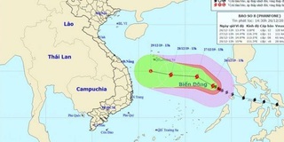 Không khí lạnh sẽ “đánh tan” bão số 8 ngay trên Biển Đông