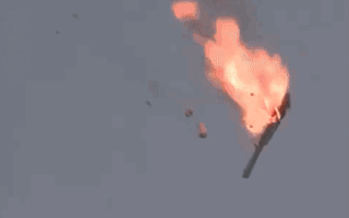 Tên lửa Trường Chinh 5B đã lao xuống biển Ả rập, vỡ thành nhiều mảnh