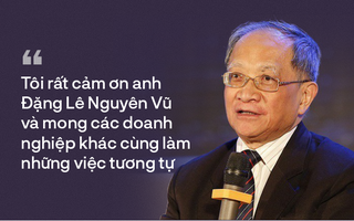TS Lê Đăng Doanh: 'Tôi đánh giá cao khát vọng phụng sự xã hội của Đặng Lê Nguyên Vũ'