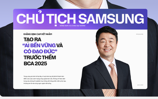 Chủ tịch Samsung Đông Nam Á & Châu Đại Dương khẳng định cam kết nhằm tạo ra "AI bền vững và có đạo đức" trước thềm BCA 2025