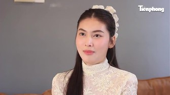 Á hậu Ngọc Thảo tái hiện màn khấn nguyện trong bộ phim trăm tỷ