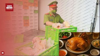 Kinh hãi 20 tấn gà bẩn, nội tạng đang phân huỷ suýt thành đặc sản lên bàn nhậu