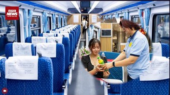 Trải nghiệm đoàn tàu 'siêu sang' tuyến Hà Nội - Đồng Hới