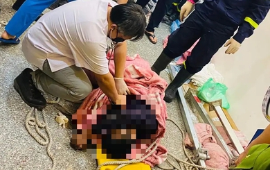Hiện trường vụ rơi thang máy khiến 2 thợ sửa chữa tử vong ở Hà Nội