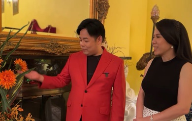 Ca sĩ Mai Thiên Vân tới thăm biệt thự mới của Quang Lê phải thốt lên: "Giàu quá"