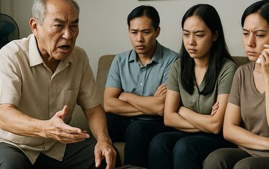 Cả nhà bỏ đi hết vì không chịu nổi bố chồng trái tính trái nết, ai nói gì cũng khó chịu, ai làm gì cũng ngứa mắt