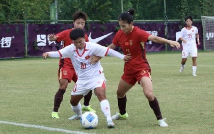 Thi đấu kiên cường, tuyển Việt Nam vẫn chịu thua đậm trước tuyển Trung Quốc