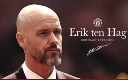 Manchester Utd gia hạn hợp đồng với HLV Erik ten Hag