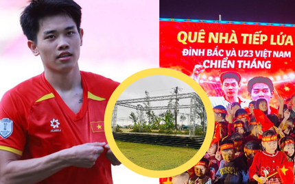 Ấm lòng: Bà con quê Đình Bắc không quay lưng, còn thuê màn LED “khủng” cổ vũ U23 Việt Nam tranh hạng 3 châu Á