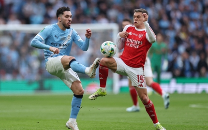 O'Reilly ghi cú đúp đánh bại Arsenal, Man City giành Cúp Liên đoàn Anh