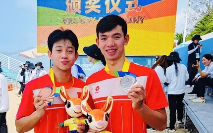 Kình ngư Nguyễn Huy Hoàng giành HCB tại Đại hội thể thao bãi biển châu Á 2026