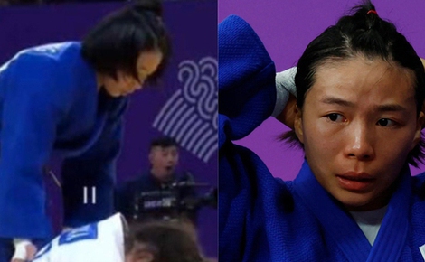 Đang thi đấu võ sĩ tại ASIAD có hành động bất ngờ khiến đối thủ bật khóc nức nở, lập tức bị xử thua sau đó