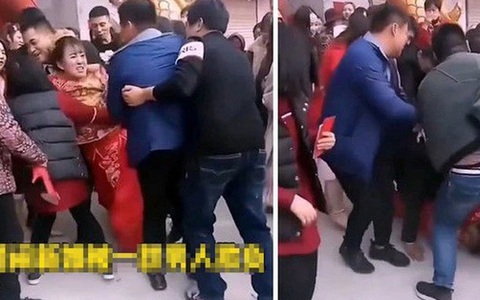 Clip: Nhóm khách nam sàm sỡ cô dâu trong đám cưới, nguyên nhân đằng sau còn gây phẫn nộ hơn
