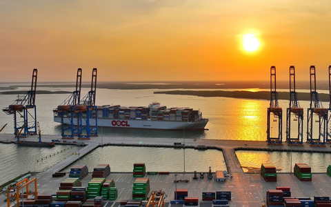 “Siêu cảng" 520 triệu USD của Việt Nam đón chuyến tàu đầu tiên từ liên minh hàng hải top đầu thế giới