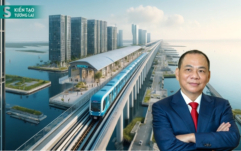 Hình ảnh trong mơ khi Tập đoàn của tỷ phú Phạm Nhật Vượng làm metro 4 tỷ USD kết nối siêu đô thị lấn biển