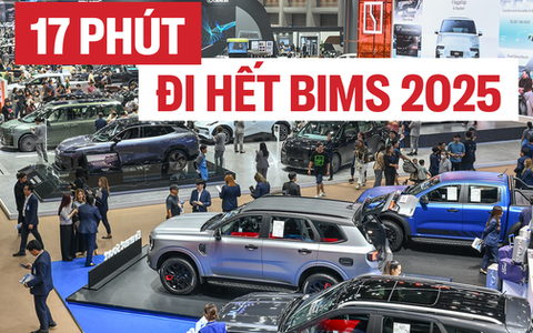 17 phút tua nhanh BIMS 2025: Triển lãm ô tô dễ đi, đáng xem với người Việt