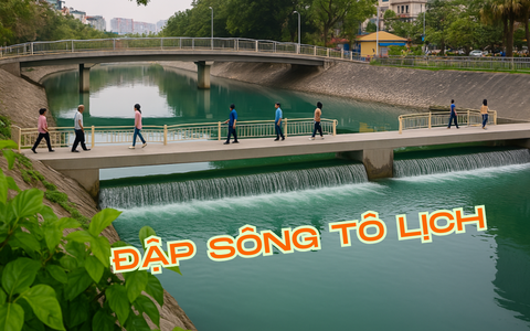 Viễn cảnh không ngờ khi sông Tô Lịch xây xong 3 đập dâng nước