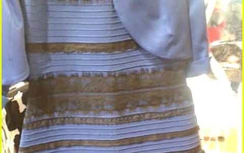 Photoshop Chiếc váy gây tranh cãi vừa xanhđen vừa vàngtrắng