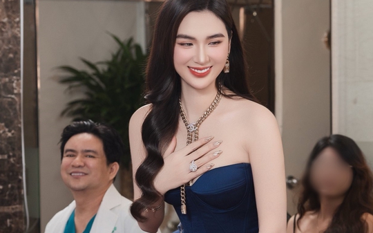 Bức ảnh của Ngọc Loan và ông Chiêm Quốc Thái