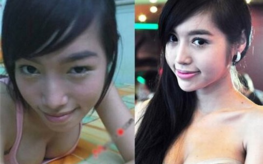 Phát hoảng mặt mộc xấu xí, nhợt nhạt của sao Việt