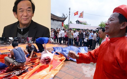 Tục chém lợn đẫm máu ở Bắc Ninh: GS Nguyễn Lân Dũng nói gì?