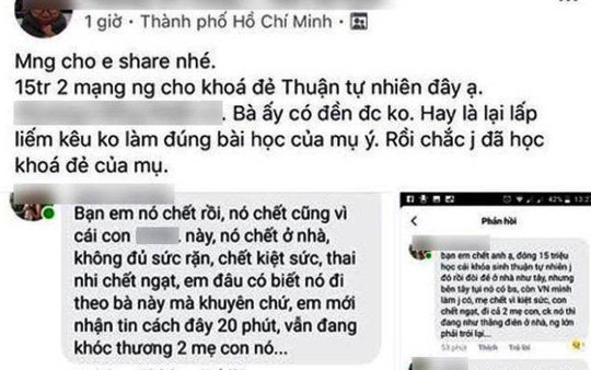 Bộ Y tế đề nghị công an vào cuộc làm rõ vụ sinh con “thuận tự nhiên”