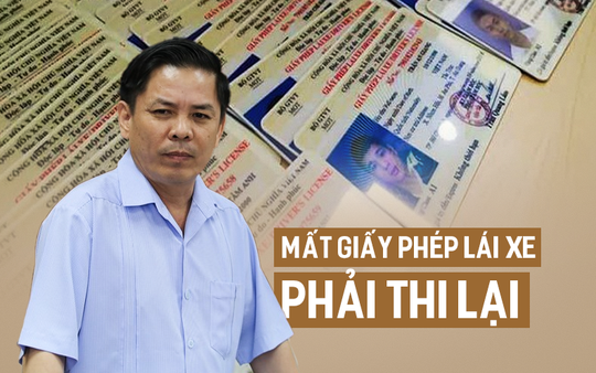 Mất giấy phép lái xe không phải là tội lỗi, thưa Bộ trưởng