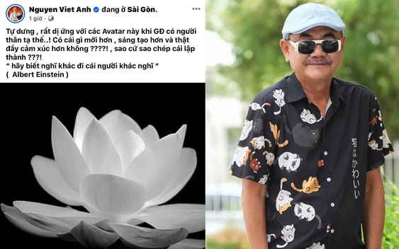 Phát ngôn "dị ứng đổi avatar" hoa sen trắng khi người thân mất, NSND Việt Anh bị phản ứng cực gắt