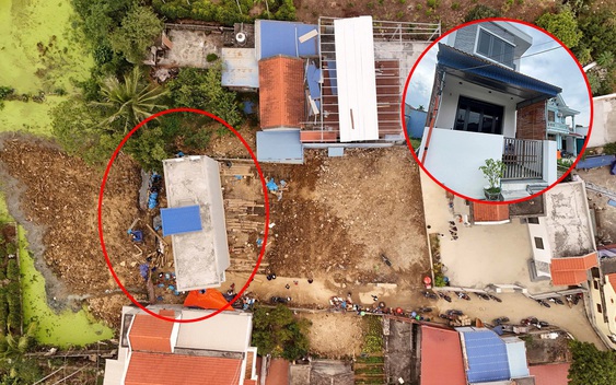 Hình ảnh ngôi nhà xây nhầm ở Hải Phòng được "thần đèn" di chuyển về đúng chỗ, chủ nhà dọn vào ở